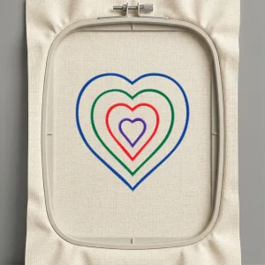 Дизайн машинной вышивки. Любовь (Размер 123x128мм). Форматы: DST PES JEF VP3 EXP XXX . Стежков: 4531