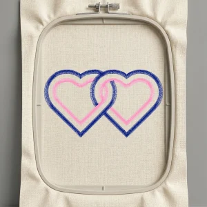 Дизайн машинной вышивки. Любовь (Размер 88x50мм). Форматы: DST PES JEF VP3 EXP XXX . Стежков: 3455