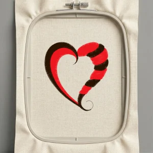 Дизайн машинной вышивки. Любовь (Размер 95x102мм). Форматы: DST PES JEF VP3 EXP XXX . Стежков: 5963