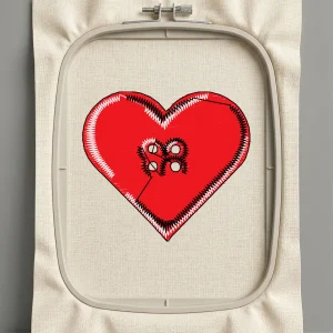 Дизайн машинной вышивки. Любовь (Размер 54x48мм). Форматы: DST PES JEF VP3 EXP XXX . Стежков: 4384