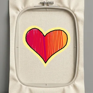 Дизайн машинной вышивки. Любовь (Размер 20x17мм). Форматы: DST PES JEF VP3 EXP XXX . Стежков: 994