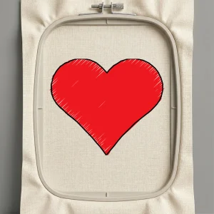 Дизайн машинной вышивки. Любовь (Размер 30x26мм). Форматы: DST PES JEF VP3 EXP XXX . Стежков: 867