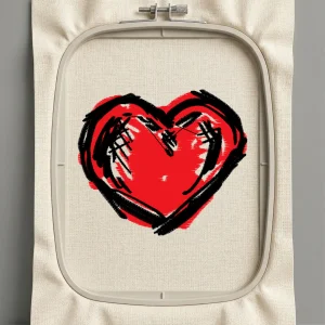 Дизайн машинной вышивки. Любовь (Размер 76x66мм). Форматы: DST PES JEF VP3 EXP XXX . Стежков: 12280