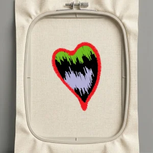 Дизайн машинной вышивки. Любовь (Размер 20x28мм). Форматы: DST PES JEF VP3 EXP XXX . Стежков: 1532