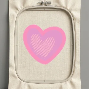 Дизайн машинной вышивки. Любовь (Размер 49x46мм). Форматы: DST PES JEF VP3 EXP XXX . Стежков: 3349