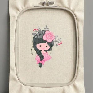 Дизайн машинной вышивки. Роза (Размер 73x99мм). Форматы: DST PES JEF VP3 EXP XXX . Стежков: 10416