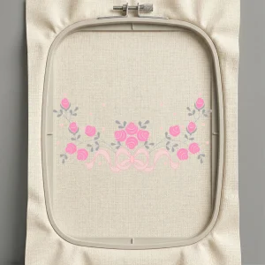 Дизайн машинной вышивки. Роза (Размер 179x90мм). Форматы: DST PES JEF VP3 EXP XXX . Стежков: 10642