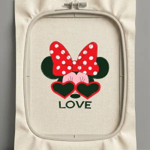 Дизайн машинной вышивки. Любовь (Размер 93x92мм). Форматы: DST PES JEF VP3 EXP XXX . Стежков: 11418