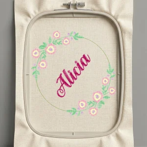 Дизайн машинной вышивки. Роза (Размер 99x99мм). Форматы: DST PES JEF VP3 EXP XXX . Стежков: 9144