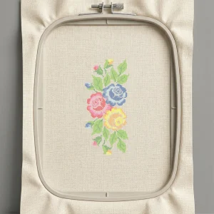 Дизайн машинной вышивки. Роза (Размер 82x178мм). Форматы: DST PES JEF VP3 EXP XXX . Стежков: 20981