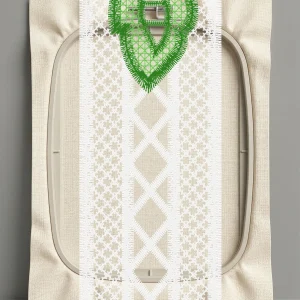 Дизайн машинной вышивки. Роза (Размер 40x167мм). Форматы: DST PES JEF VP3 EXP XXX . Стежков: 15925