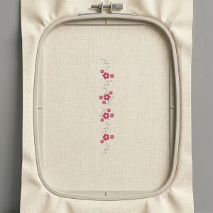 Дизайн машинной вышивки. Роза (Размер 40x250мм). Форматы: DST PES JEF VP3 EXP XXX . Стежков: 5203