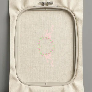 Дизайн машинной вышивки. Роза (Размер 73x178мм). Форматы: DST PES JEF VP3 EXP XXX . Стежков: 9982