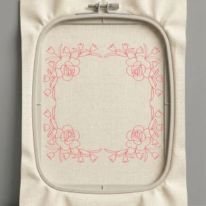 Дизайн машинной вышивки. Роза (Размер 114x114мм). Форматы: DST PES JEF VP3 EXP XXX . Стежков: 5646