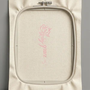 Дизайн машинной вышивки. Роза (Размер 96x279мм). Форматы: DST PES JEF VP3 EXP XXX . Стежков: 6187