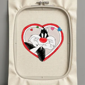 Дизайн машинной вышивки. Любовь (Размер 100x90мм). Форматы: DST PES JEF VP3 EXP XXX . Стежков: 16591