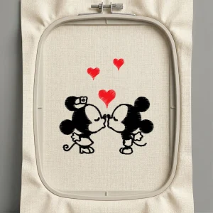 Дизайн машинной вышивки. Любовь (Размер 86x88мм). Форматы: DST PES JEF VP3 EXP XXX . Стежков: 6262