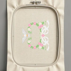 Дизайн машинной вышивки. Роза (Размер 120x140мм). Форматы: DST PES JEF VP3 EXP XXX . Стежков: 15119