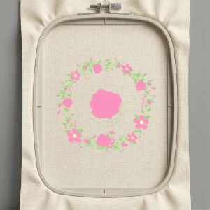 Дизайн машинной вышивки. Роза (Размер 158x147мм). Форматы: DST PES JEF VP3 EXP XXX . Стежков: 19515