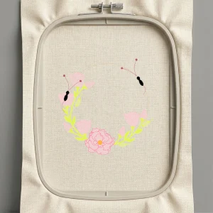 Дизайн машинной вышивки. Роза (Размер 159x158мм). Форматы: DST PES JEF VP3 EXP XXX . Стежков: 11531