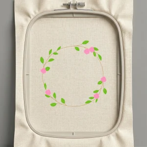 Дизайн машинной вышивки. Роза (Размер 99x98мм). Форматы: DST PES JEF VP3 EXP XXX . Стежков: 4695