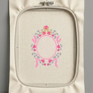 Дизайн машинной вышивки. Роза (Размер 158x199мм). Форматы: DST PES JEF VP3 EXP XXX . Стежков: 21331