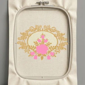 Дизайн машинной вышивки. Роза (Размер 178x124мм). Форматы: DST PES JEF VP3 EXP XXX . Стежков: 28448