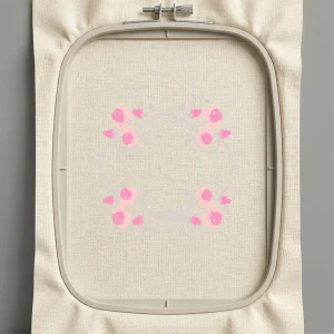 Дизайн машинной вышивки. Роза (Размер 97x98мм). Форматы: DST PES JEF VP3 EXP XXX . Стежков: 13378