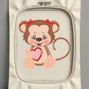 Дизайн машинной вышивки. Любовь (Размер 128x125мм). Форматы: DST PES JEF VP3 EXP XXX . Стежков: 24242