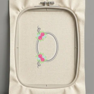 Дизайн машинной вышивки. Роза (Размер 143x260мм). Форматы: DST PES JEF VP3 EXP XXX . Стежков: 22491