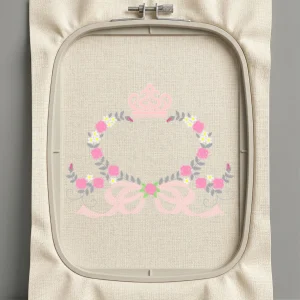 Дизайн машинной вышивки. Роза (Размер 120x96мм). Форматы: DST PES JEF VP3 EXP XXX . Стежков: 11531