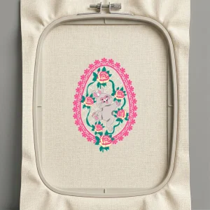 Дизайн машинной вышивки. Роза (Размер 88x128мм). Форматы: DST PES JEF VP3 EXP XXX . Стежков: 24146