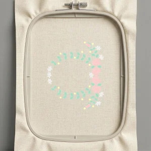 Дизайн машинной вышивки. Роза (Размер 158x190мм). Форматы: DST PES JEF VP3 EXP XXX . Стежков: 12498