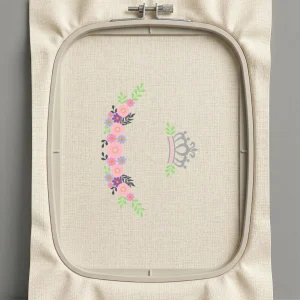 Дизайн машинной вышивки. Роза (Размер 128x178мм). Форматы: DST PES JEF VP3 EXP XXX . Стежков: 15932