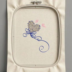 Дизайн машинной вышивки. Роза (Размер 127x157мм). Форматы: DST PES JEF VP3 EXP XXX . Стежков: 10266