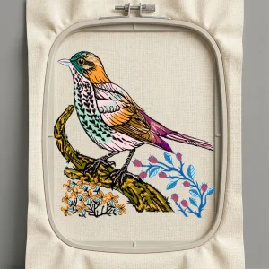 Дизайн машинной вышивки. Птицы (Размер 175x170мм). Форматы: DST PES JEF VP3 EXP XXX . Стежков: 43058