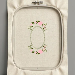 Дизайн машинной вышивки. Роза (Размер 100x172мм). Форматы: DST PES JEF VP3 EXP XXX . Стежков: 8847