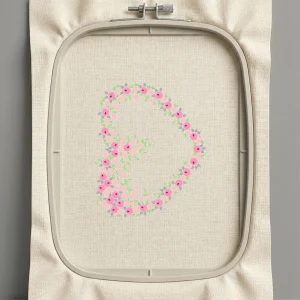 Дизайн машинной вышивки. Роза (Размер 129x156мм). Форматы: DST PES JEF VP3 EXP XXX . Стежков: 21158