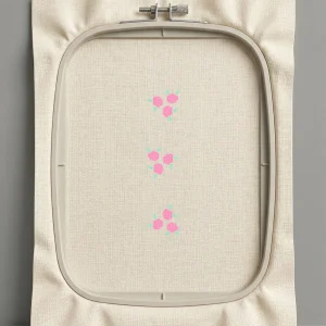 Дизайн машинной вышивки. Роза (Размер 56x250мм). Форматы: DST PES JEF VP3 EXP XXX . Стежков: 5921