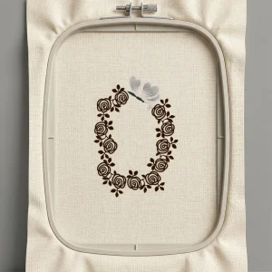 Дизайн машинной вышивки. Роза (Размер 177x258мм). Форматы: DST PES JEF VP3 EXP XXX . Стежков: 27500