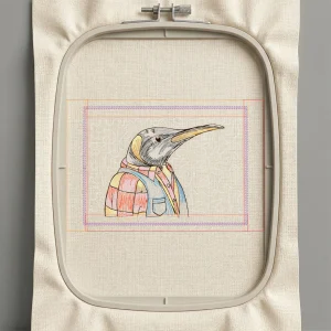 Дизайн машинной вышивки. Птицы (Размер 296x196мм). Форматы: DST PES JEF VP3 EXP XXX . Стежков: 17559