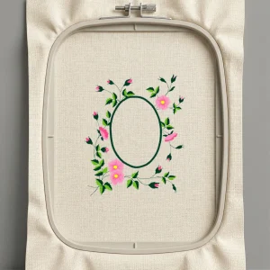 Дизайн машинной вышивки. Роза (Размер 147x177мм). Форматы: DST PES JEF VP3 EXP XXX . Стежков: 16307