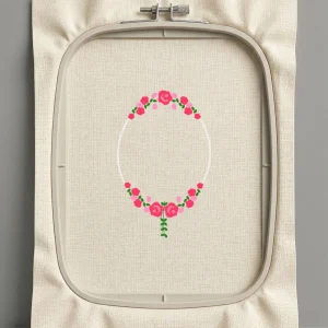 Дизайн машинной вышивки. Роза (Размер 83x129мм). Форматы: DST PES JEF VP3 EXP XXX . Стежков: 6145