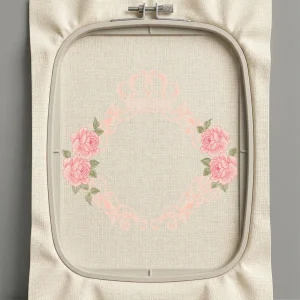 Дизайн машинной вышивки. Роза (Размер 174x158мм). Форматы: DST PES JEF VP3 EXP XXX . Стежков: 26461