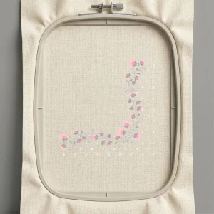 Дизайн машинной вышивки. Роза (Размер 150x153мм). Форматы: DST PES JEF VP3 EXP XXX . Стежков: 9386