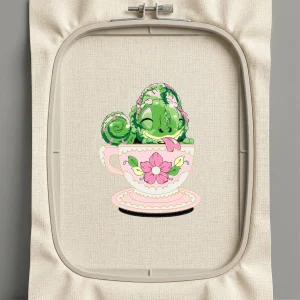 Дизайн машинной вышивки. Роза (Размер 122x161мм). Форматы: DST PES JEF VP3 EXP XXX . Стежков: 43886