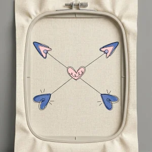 Дизайн машинной вышивки. Любовь (Размер 99x79мм). Форматы: DST PES JEF VP3 EXP XXX . Стежков: 4002