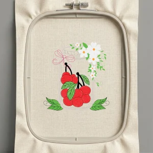 Дизайн машинной вышивки. Роза (Размер 142x149мм). Форматы: DST PES JEF VP3 EXP XXX . Стежков: 22944