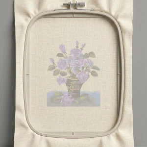 Дизайн машинной вышивки. Роза (Размер 394x490мм). Форматы: DST PES JEF VP3 EXP XXX . Стежков: 320997