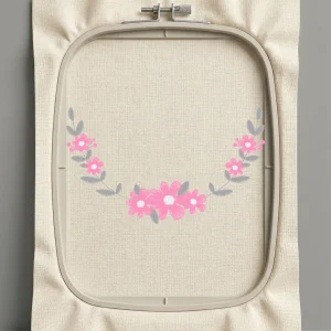 Дизайн машинной вышивки. Роза (Размер 100x58мм). Форматы: DST PES JEF VP3 EXP XXX . Стежков: 3557